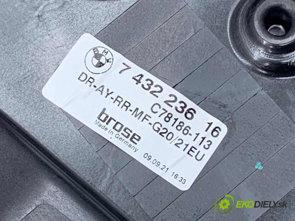 BMW G21 Kombi 2021 140 kW 320 d Mild-Hybrid 1995 Mechanizmus okna pravy zad 7432236