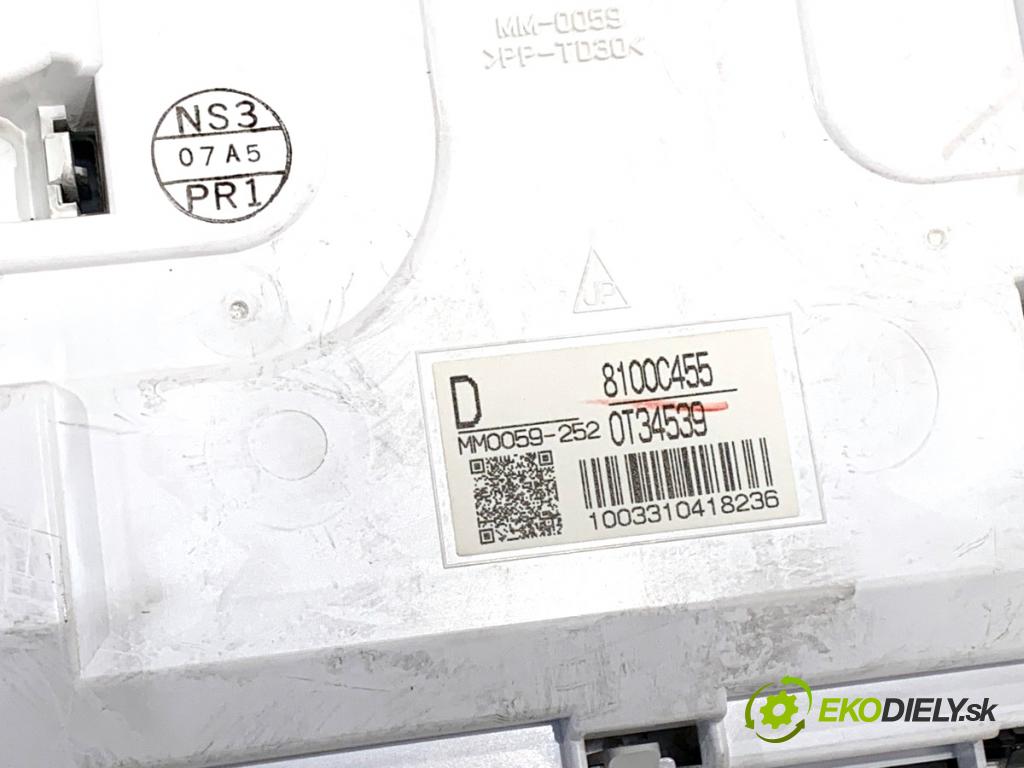 MITSUBISHI OUTLANDER III SUV 2015 89 kW 2.0 Hybrid 4WD (GG2W) 1998 Prístrojovka 8100C455 (Prístrojová doska)