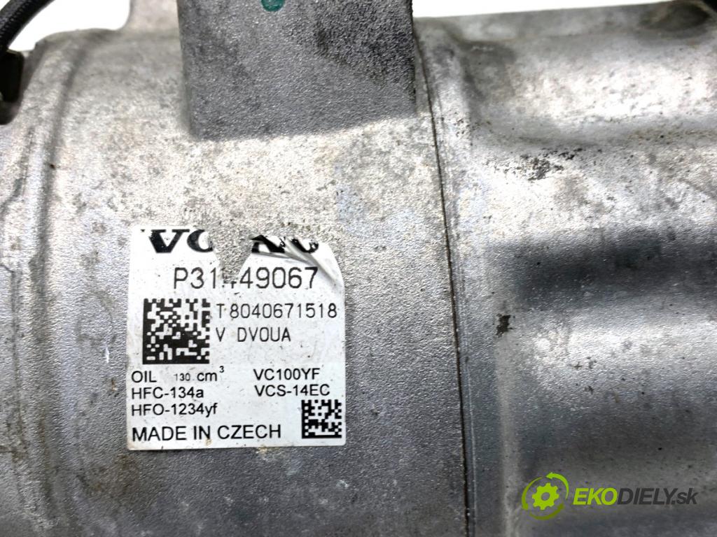 VOLVO XC60 II SUV 2018 140 kW D4 AWD 1969 Kompresor klimatizácie P31449067 (Kompresor klimatizácie)