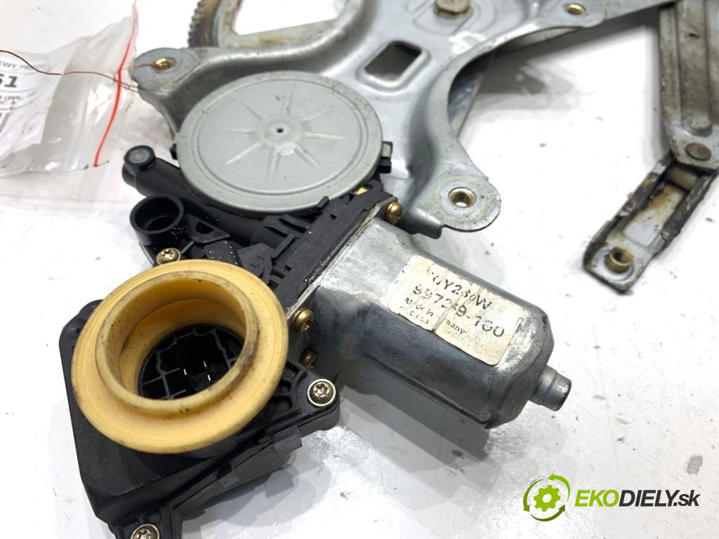 TOYOTA COROLLA E13 nadwozie wielkoprzestrzenne (MPV) 2004 81 kW 1.6 (ZNR10_) 1598 Mechanizmus okna ľavy predný 69820-0F010