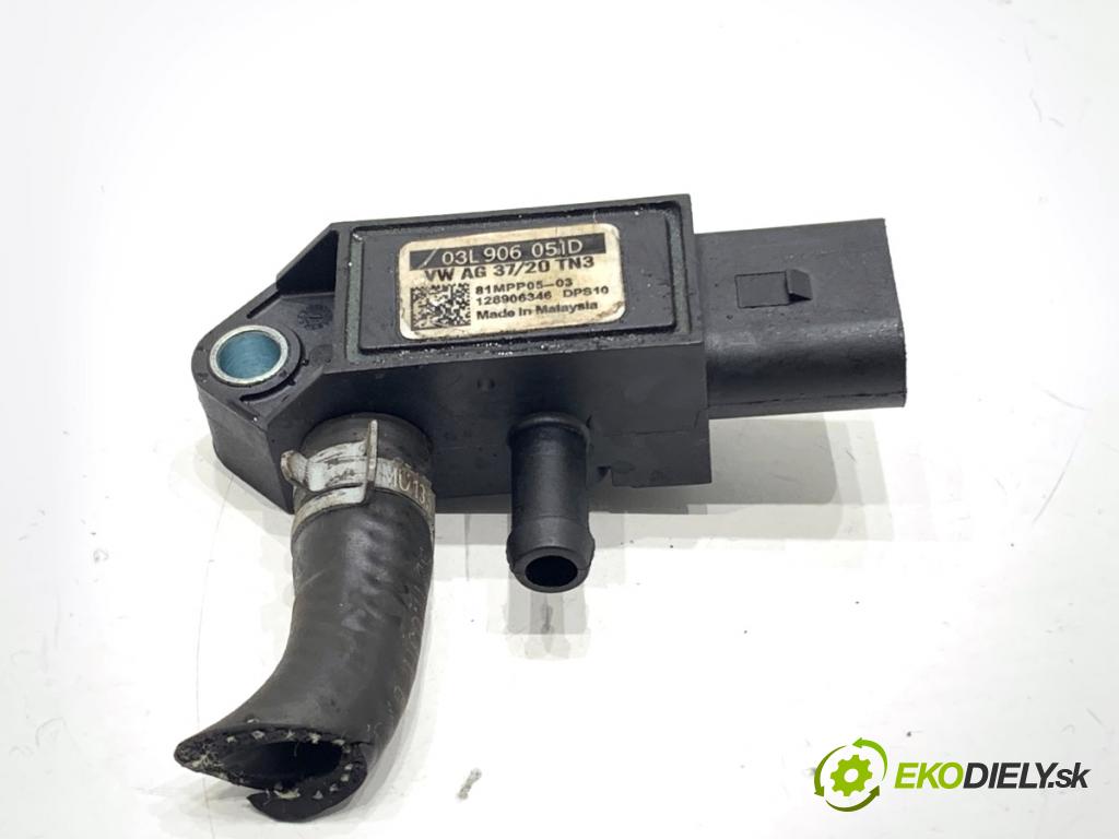 VW GOLF VII Kombi 2015 110 kW 2.0 TDI 1968 snímač tlaku spalín DPF 03L906051D
