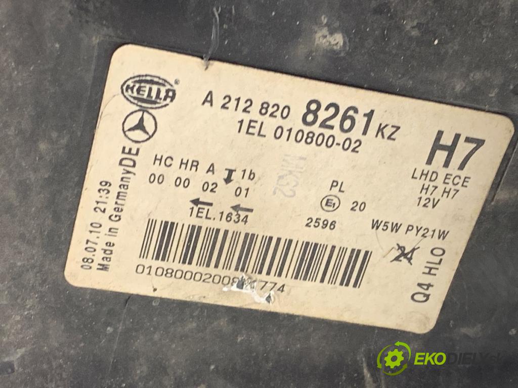 MERCEDES-BENZ S212 Kombi 2010 170 kW E 350 CDI (212.225) 2987 Svetlomet pravy predný A2128208261