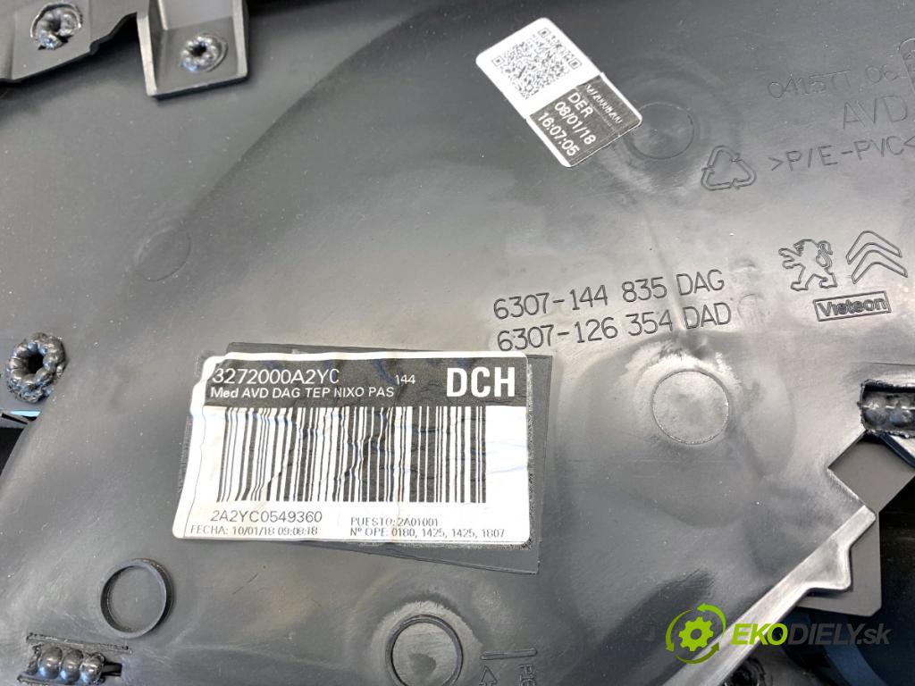 CITROEN C4 PICASSO II nadwozie wielkoprzestrzenne (MPV) 2018 88 kW 1.6 BlueHDi 120 1560 čalúnenie Dvere pravy predný