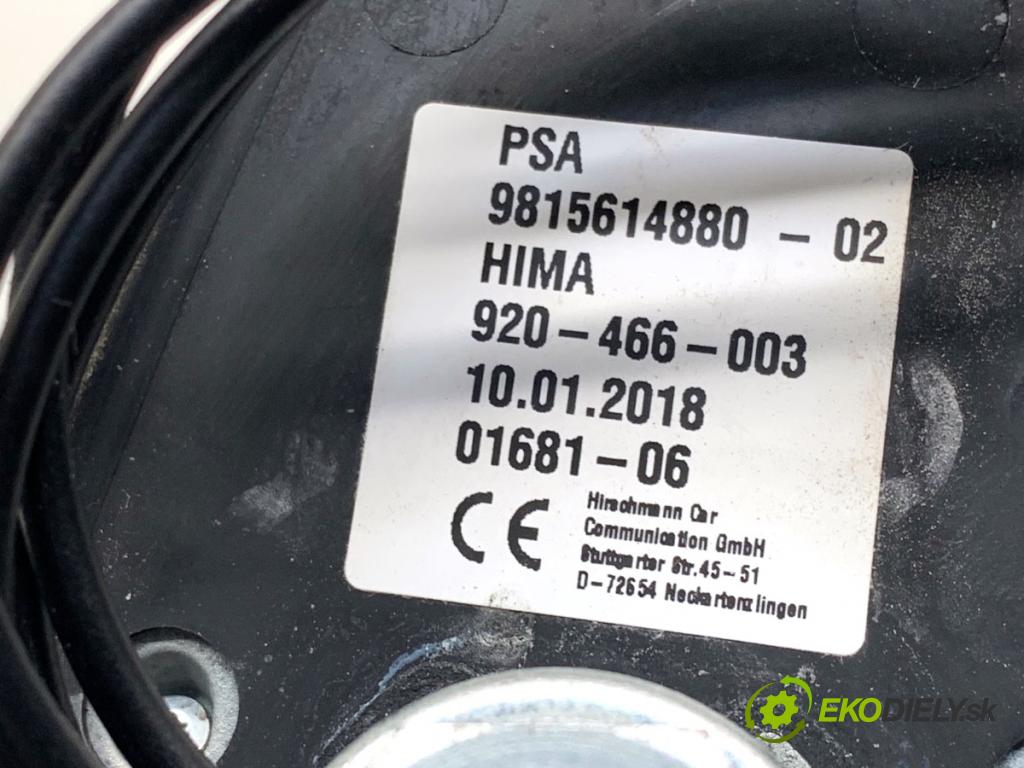 CITROEN C4 PICASSO II nadwozie wielkoprzestrzenne (MPV) 2018 88 kW 1.6 BlueHDi 120 1560 ANTENA strešná 9815614880