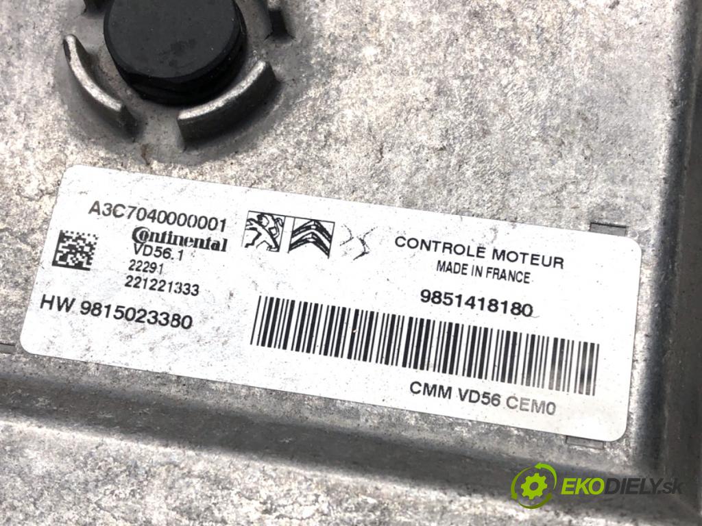 OPEL MOKKA SUV 2022 96 kW 1.2 (76) 1199 řídící jednotka motora 9815023380 9851418180 (Řídicí jednotka)