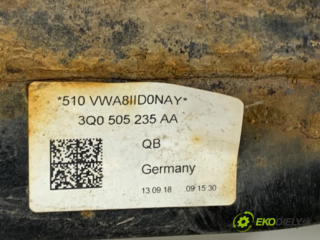 VW PASSAT B8 sedan 2018 110 kW 2.0 TDI 1968 výztuha zadní část 3Q0505235AA