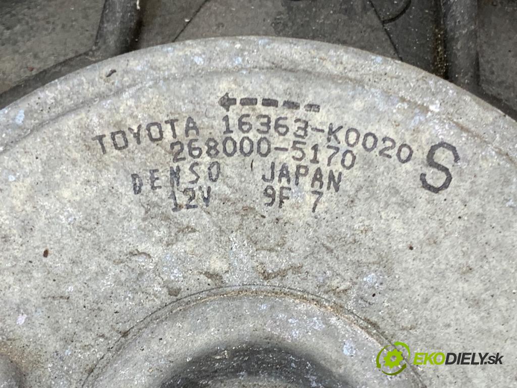 TOYOTA YARIS IV SUV 2022 68 kW 1.5 Hybrid (MXPJ10) 1490 Ventilátor chladiča 16363-K0020 (Ventilátor)