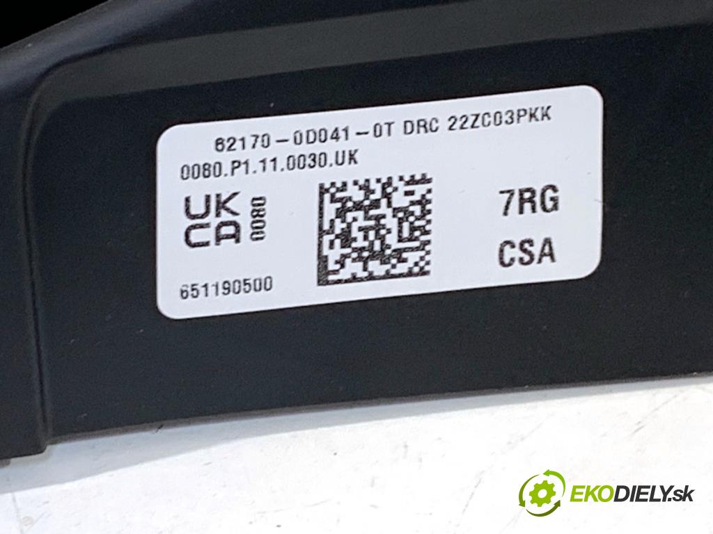 TOYOTA YARIS IV SUV 2022 68 kW 1.5 Hybrid (MXPJ10) 1490 Stropný pravy 62170-0D041