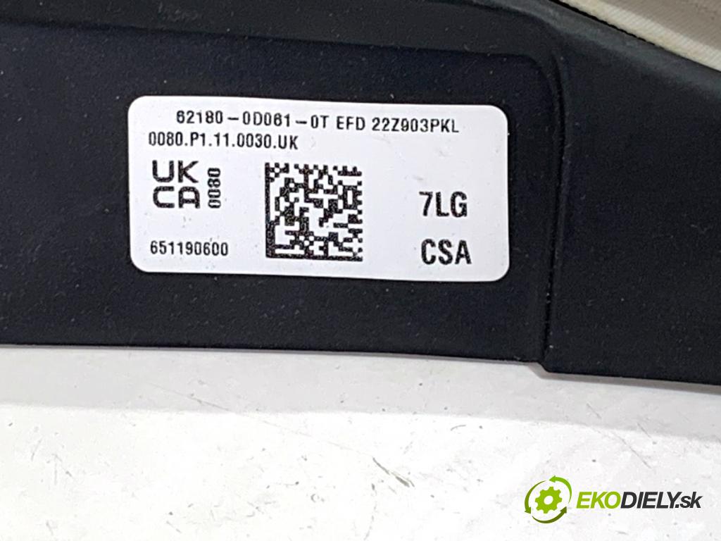 TOYOTA YARIS IV SUV 2022 68 kW 1.5 Hybrid (MXPJ10) 1490 Stropný ľavy 62180-0D061