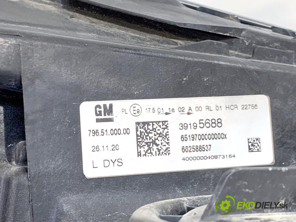 OPEL ASTRA K Kombi 2020 90 kW 1.5 CRDI (35) 1496 Svetlomet ľavy predný 39195688