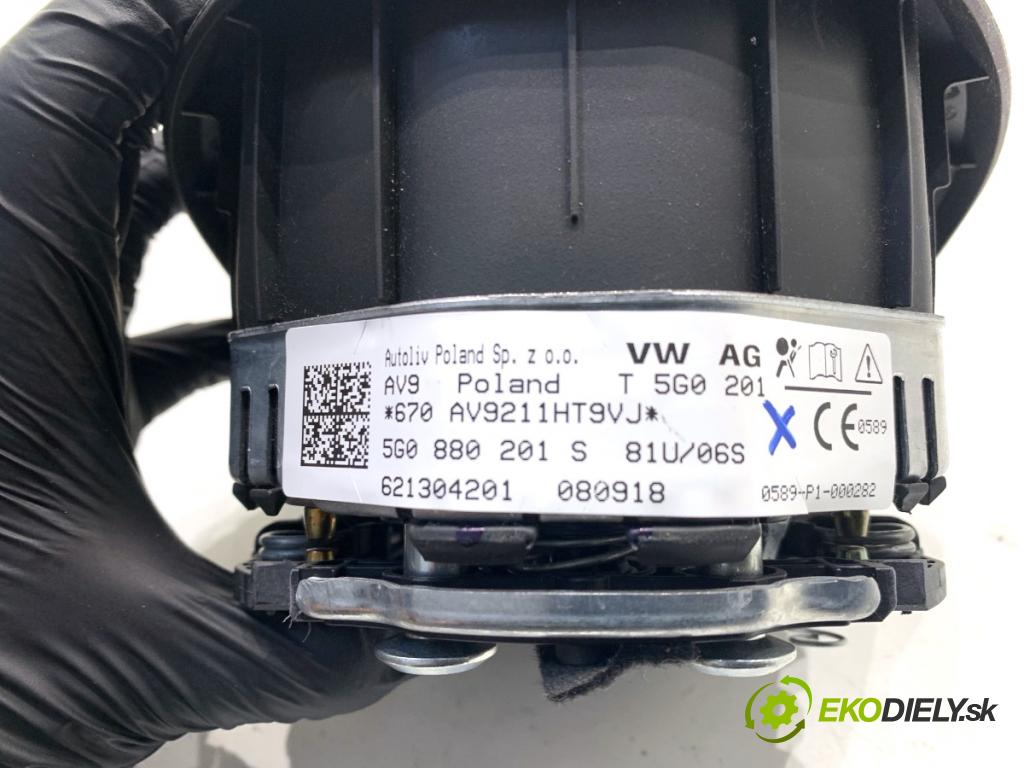 VW PASSAT B8 sedan 2018 110 kW 2.0 TDI 1968 AirBag volantu 5G0880201S (Airbag)
