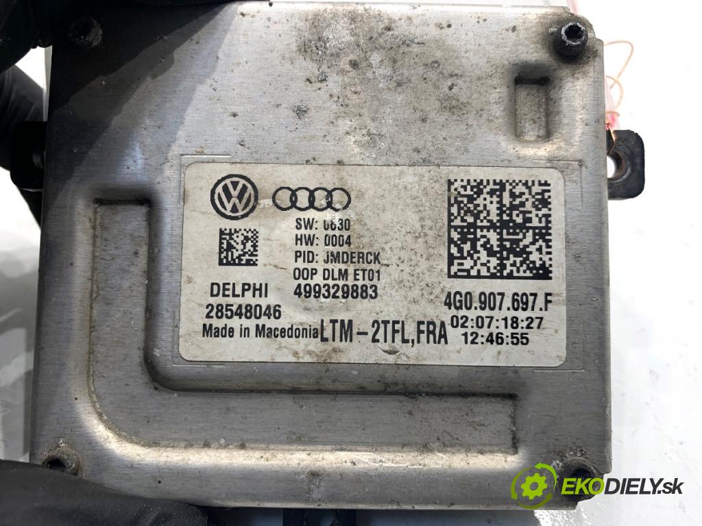 VW PASSAT B8 sedan 2018 110 kW 2.0 TDI 1968 měnič XENON 4G0907697F (Řídící jednotka xenonu)