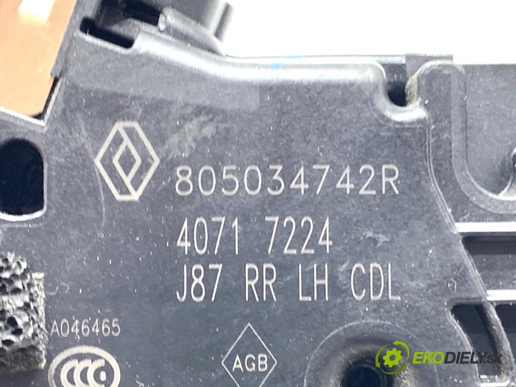 RENAULT CAPTUR I liftback 2017 81 kW 1.5 dCi 110 1461 zámok dveře levý zadní část 805034742R