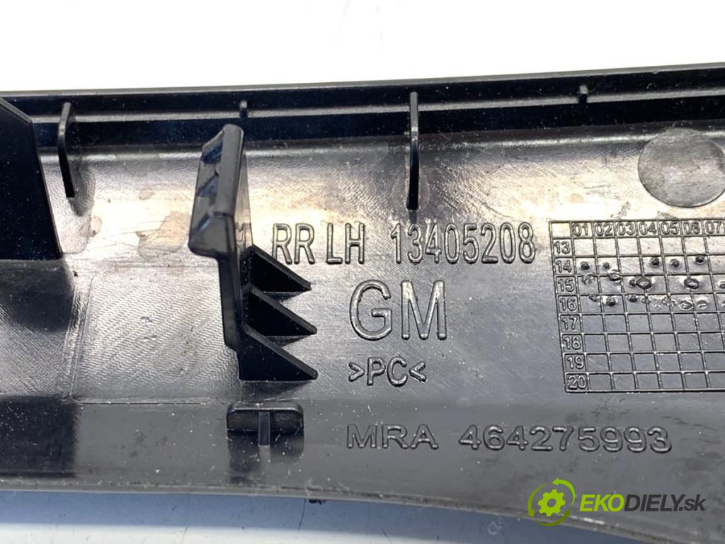 OPEL CORSA E liftback 2017 66 kW 1.4 (08, 68) 1398 lišty kryt 13405208 13405207 (Lišta)