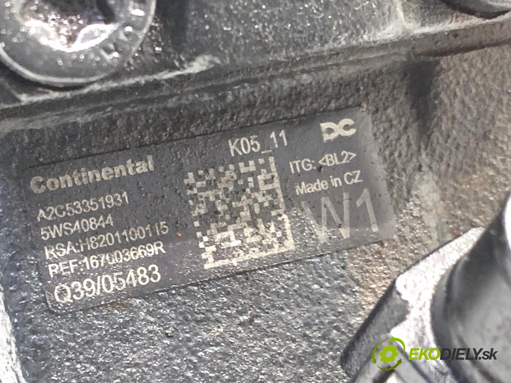 RENAULT CAPTUR I liftback 2017 81 kW 1.5 dCi 110 1461 Pumpa vstrekovacia 167003669R (Vstrekovacie čerpadlo)