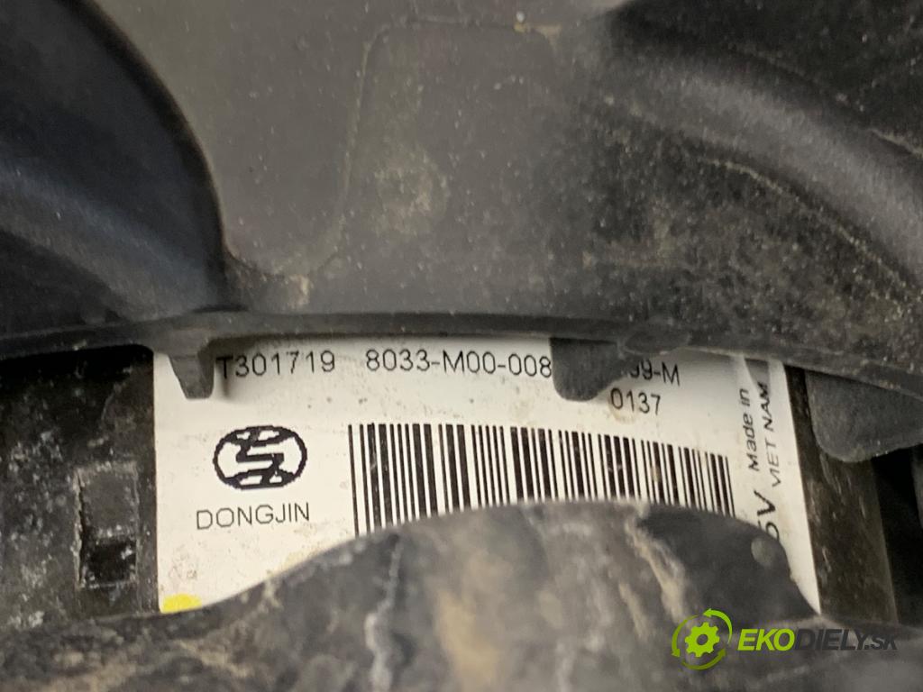 CITROEN C3 II liftback 2017 81 kW 1.2 THP 110 1199 Ventilátor chladiča T301719 (Ventilátor)