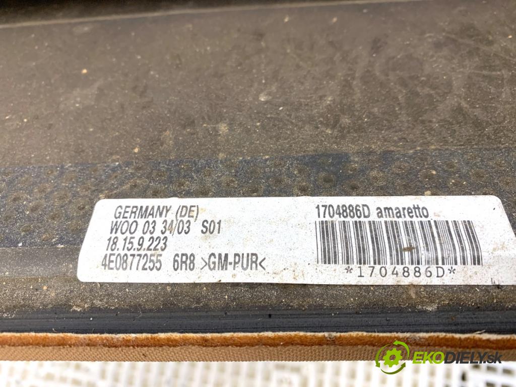 AUDI A8 D3 sedan 2003 202 kW 4.0 TDI quattro 3936 strešné okno 4E0877255 (Sklo karosérie)