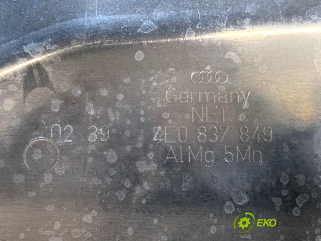 AUDI A8 D3 sedan 2003 202 kW 4.0 TDI quattro 3936 mechanismus okna levý přední část 4E0837849