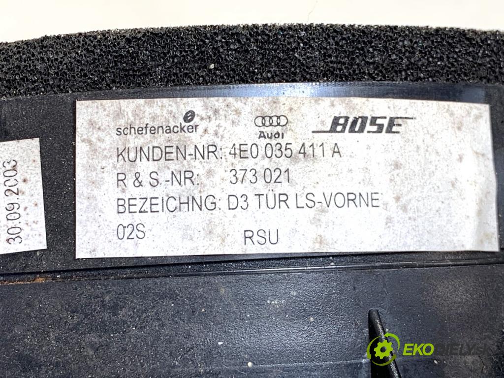 AUDI A8 D3 sedan 2003 202 kW 4.0 TDI quattro 3936 reproduktory 4E0035412A