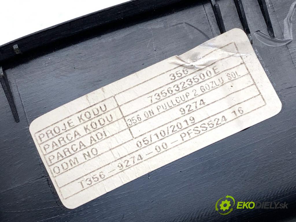 FIAT TIPO sedan 2019 70 kW 1.4 (356SXA1B) 1368 Prepínač okien 735604297 (Prepínacie páčky pod volantom)