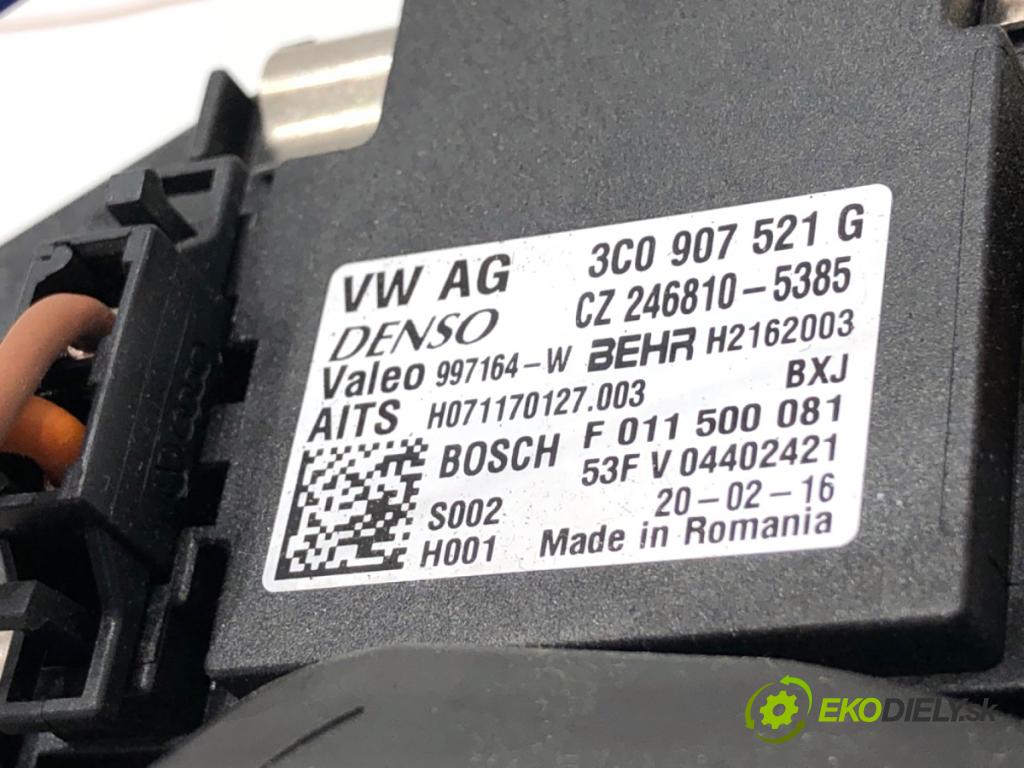 VW CADDY IV Nadwozie pełne/minivan 2020 110 kW 2.0 TDI 1968 ventilátor kúrenia 1K1820015Q 3C0907521G