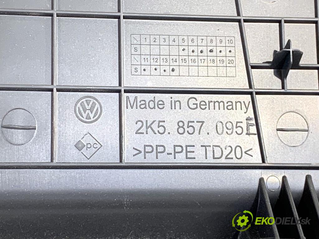 VW CADDY IV Nadwozie pełne/minivan 2020 110 kW 2.0 TDI 1968 přihrádka kastlík spolujezdce 2K5857095E (Přihrádka (kastlík))