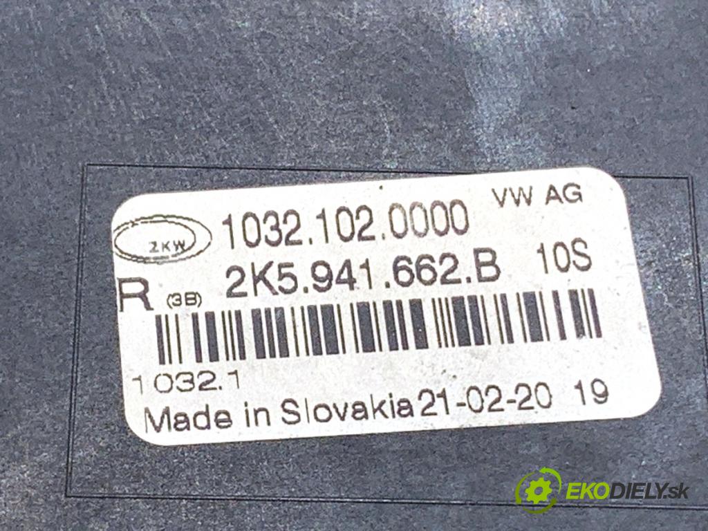 VW CADDY IV Nadwozie pełne/minivan 2020 110 kW 2.0 TDI 1968 hmlové svetlo, hmlovka pravý přední část 2K5941662B