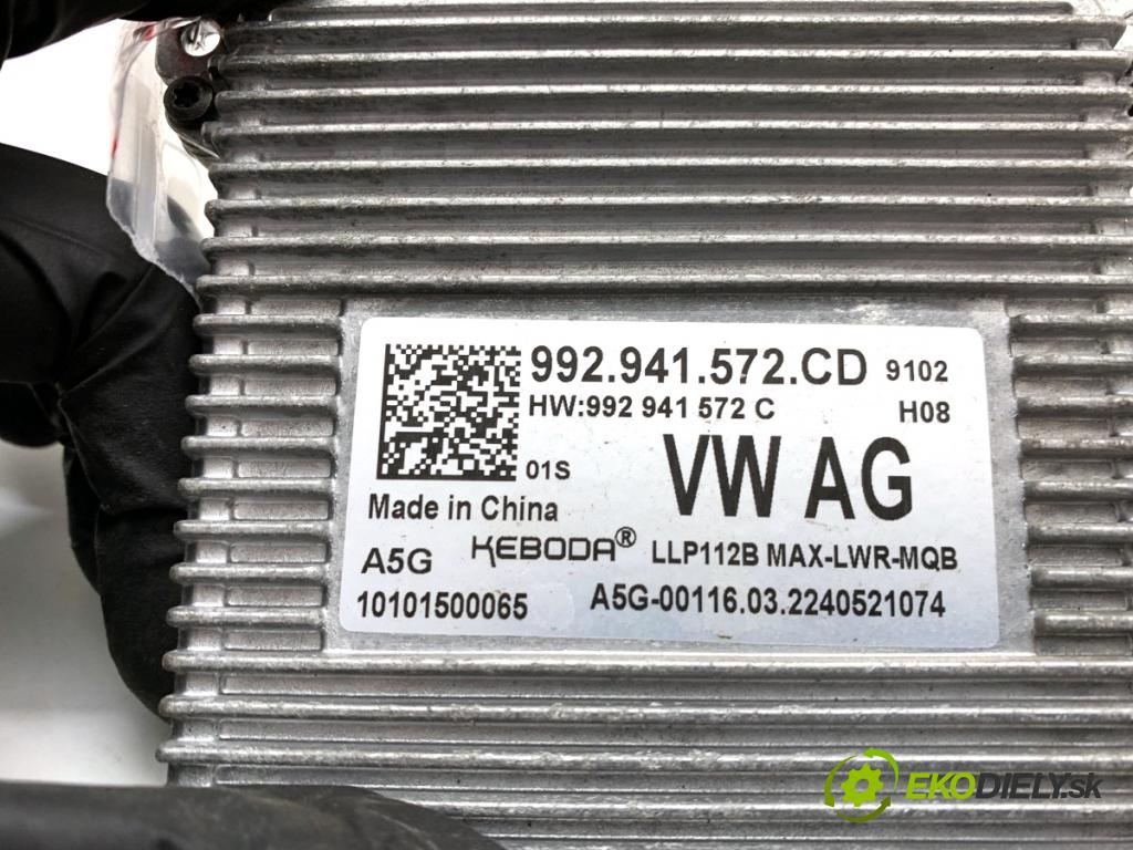 SKODA OCTAVIA IV Kombi 2023 110 kW 2.0 TDI 1968 měnič XENON 992941572CD (Řídící jednotka xenonu)