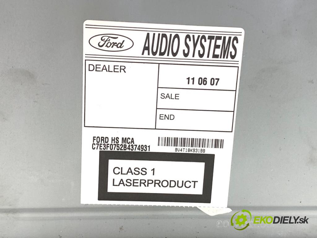 FORD KUGA I SUV 2011 120 kW 2.0 TDCi 4x4 1997 RADIO BV4T-18K931-BB (Audio zariadenie)