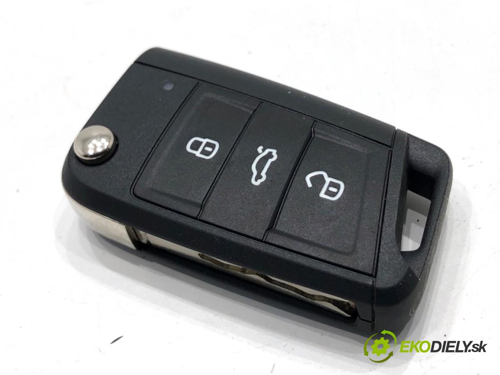 SKODA KAMIQ SUV 2025 110 kW 1.5 TSI 1495 kľúč DÁLKOVÝ: 654959752L
