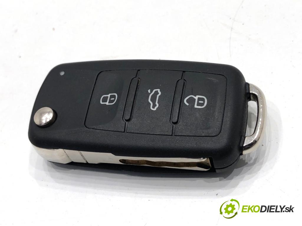 SKODA SUPERB II Kombi 2011 103 kW 2.0 TDI 1968 kľúč DÁLKOVÝ: 5K0837202AD