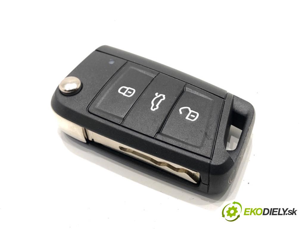 SKODA SCALA liftback 2025 85 kW 1.0 TSI 999 kľúč DÁLKOVÝ: 654959752L
