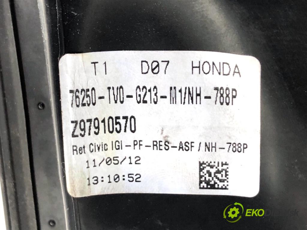 HONDA CIVIC IX liftback 2012 73 kW 1.4 i-VTEC (FK1) 1339 zpětné zrcátko levý NH788P