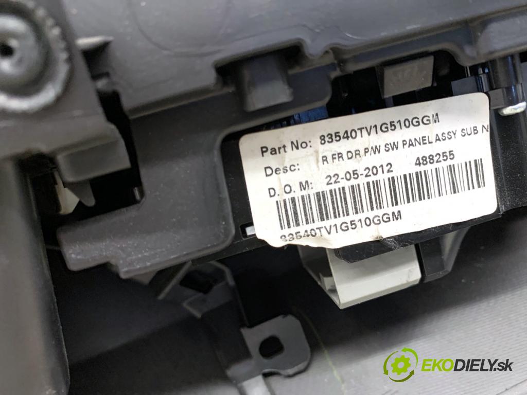 HONDA CIVIC IX liftback 2012 73 kW 1.4 i-VTEC (FK1) 1339 čalúnenie Dvere pravy predný