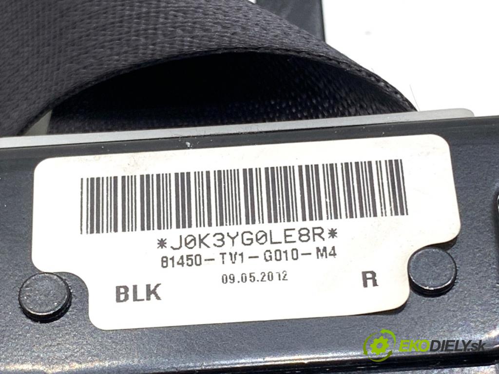 HONDA CIVIC IX liftback 2012 73 kW 1.4 i-VTEC (FK1) 1339 držák bezpečnost pravý přední část 81450-TV1-G010-M4