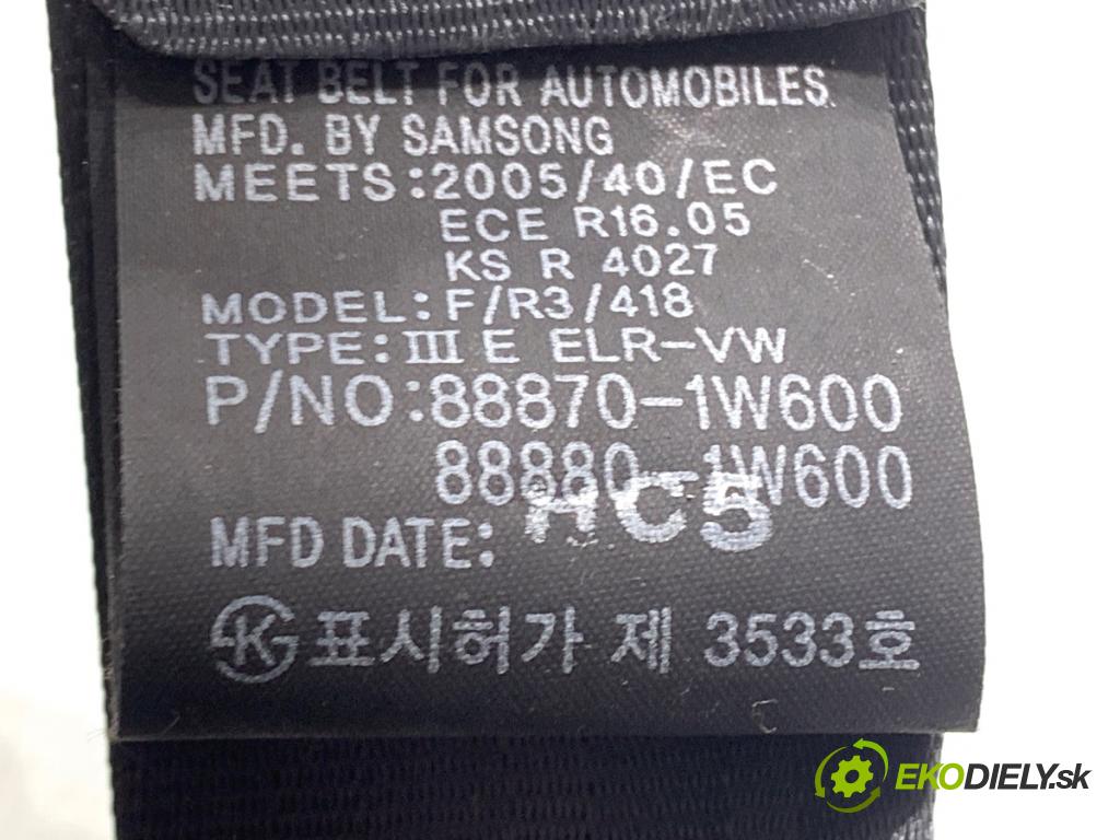 KIA RIO III sedan 2012 63 kW 1.25 CVVT 1248 Držiak BEZPEČNOSŤ pravy predný