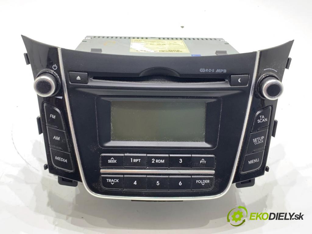 HYUNDAI i30 liftback 2014 74 kW 1.4 1368 RADIO 96170-A6200GU (Audio zařízení)