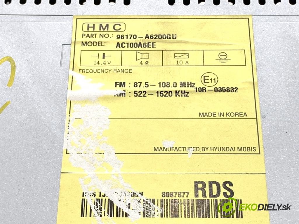 HYUNDAI i30 liftback 2014 74 kW 1.4 1368 RADIO 96170-A6200GU (Audio zariadenie)