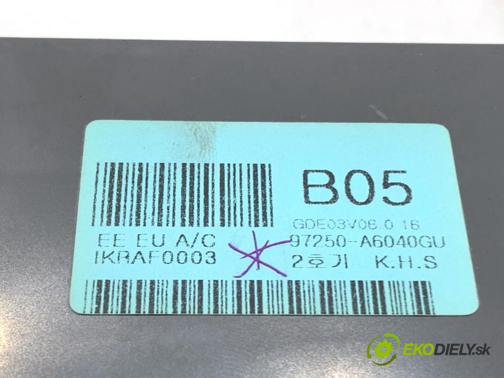 HYUNDAI i30 liftback 2014 74 kW 1.4 1368 Panel ovládania kúrenia 97250-A6040GU 97250-A5XXX (Prepínacie páčky pod volantom)