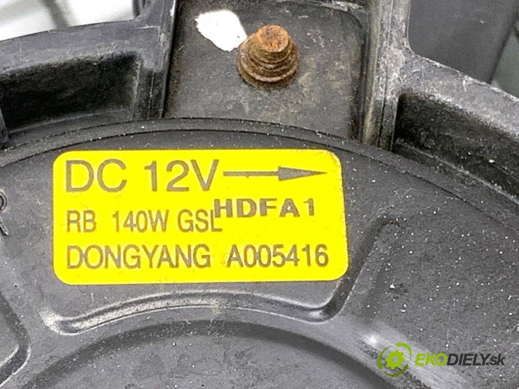 KIA RIO III sedan 2012 63 kW 1.25 CVVT 1248 Ventilátor chladiča 25380-1RXXX (Ventilátor)