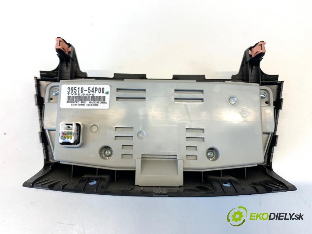SUZUKI VITARA SUV 2020 95 kW 1.4 Hybrid (Mild Hybrid) 1373 Panel ovládania kúrenia 39510-54P00 (Prepínacie páčky pod volantom)