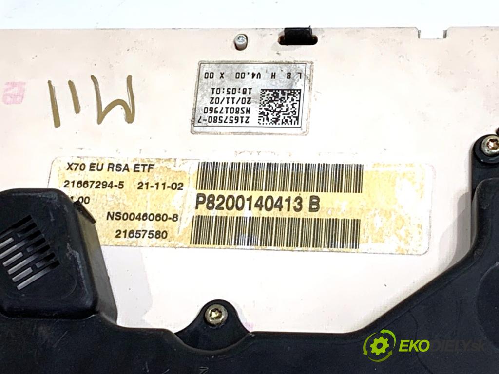 OPEL MOVANO A Autobus 2000 66 kW 2.2 DTI (JD) 2188 Prístrojovka P8200140413B (Prístrojová doska)