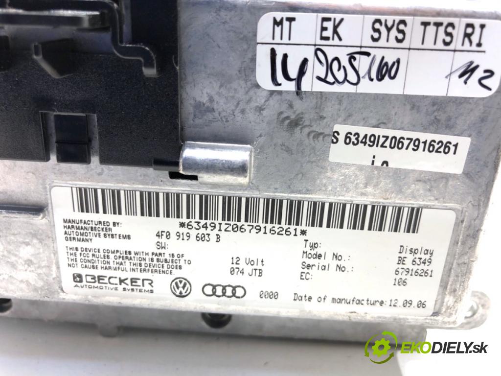 AUDI Q7 4L SUV 2006 171 kW 3.0 TDI quattro 2967 Dislpej 4F0919603B (Prístrojová doska)