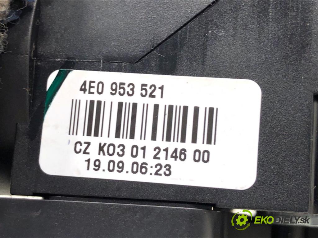 AUDI Q7 4L SUV 2006 171 kW 3.0 TDI quattro 2967 Prepínač kombinovaný 4F0953549A 4E0953521 (Prepínacie páčky pod volantom)