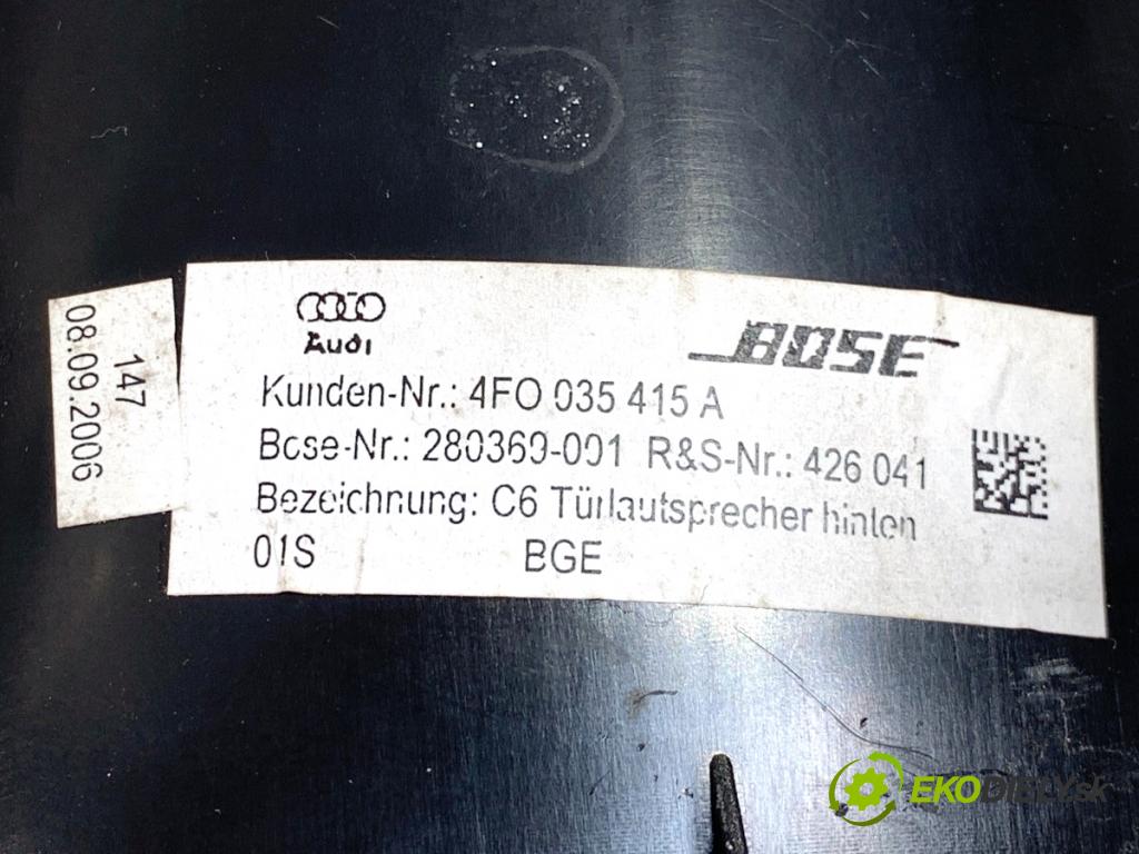 AUDI Q7 4L SUV 2006 171 kW 3.0 TDI quattro 2967 reproduktory 4F0035415A 4L0035415B