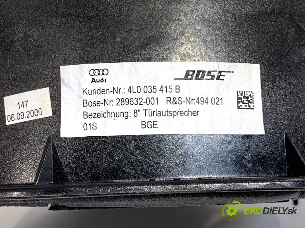 AUDI Q7 4L SUV 2006 171 kW 3.0 TDI quattro 2967 reproduktory 4F0035415A 4L0035415B