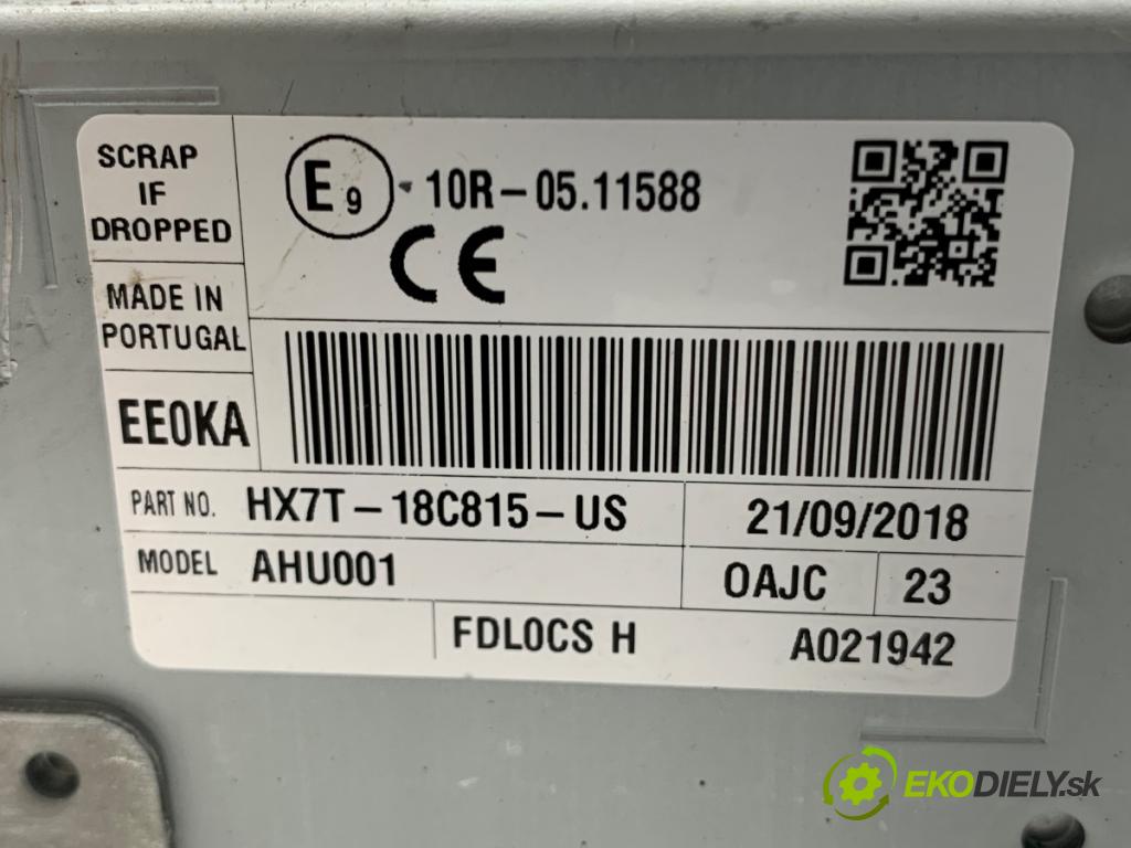 FORD ECOSPORT SUV 2018 92 kW 1.0 EcoBoost 998 RADIO HX7T-18C815-US (Audio zariadenie)