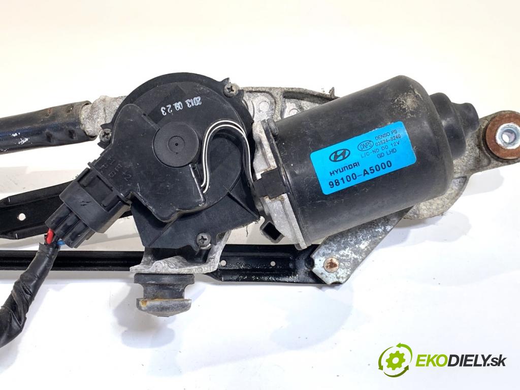 HYUNDAI i30 liftback 2014 74 kW 1.4 1368 Mechanizmus stieračov predný 98100-A5000 (Motorček stieračov predný)
