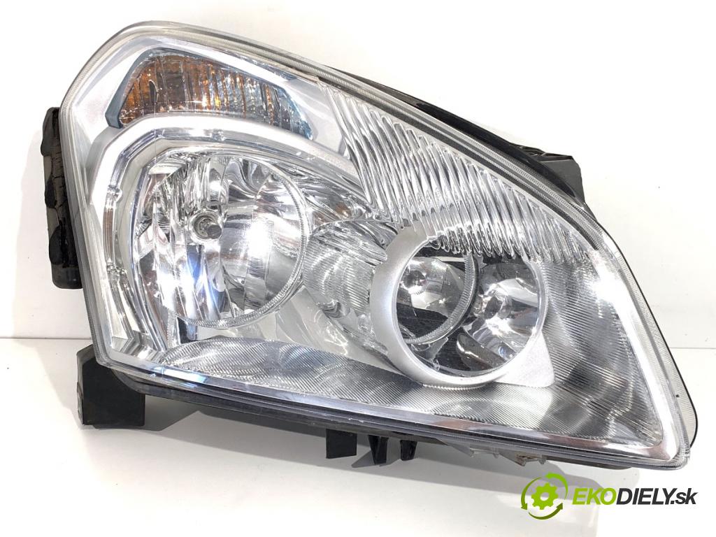 NISSAN QASHQAI J10 SUV 2008 84 kW 1.6 1598 světlomet pravý přední část 26010JD90A