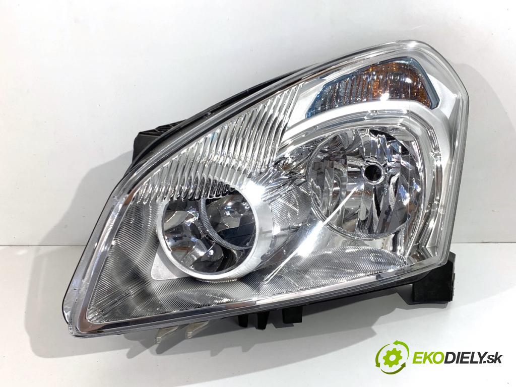 NISSAN QASHQAI J10 SUV 2008 84 kW 1.6 1598 světlomet levý přední část 26060JD90B
